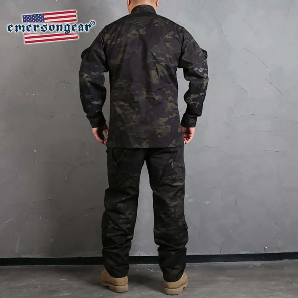 Фото Emersongear Tactical Field BDU Combat R6 Комплект Рубашка Брюки Униформа Костюмы Штурмовая тренировочная одежда Охота Пеший туризм Кемпинг EM6930 №4