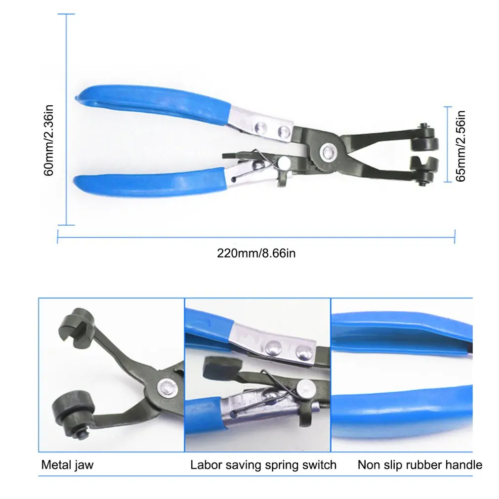 

New 9pcs/set Hose Clamp Ring Plier Clip Set Flexible Cable Plier Swivel Jaw Tool Remover Auto Hand Tool Set SK1002