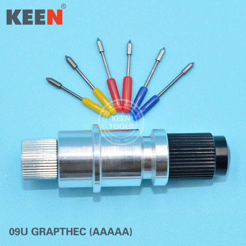 1 шт. держатель лезвия Graphtec CB09U + 6 30 45 60 режущих плоттерных лезвий для винилового