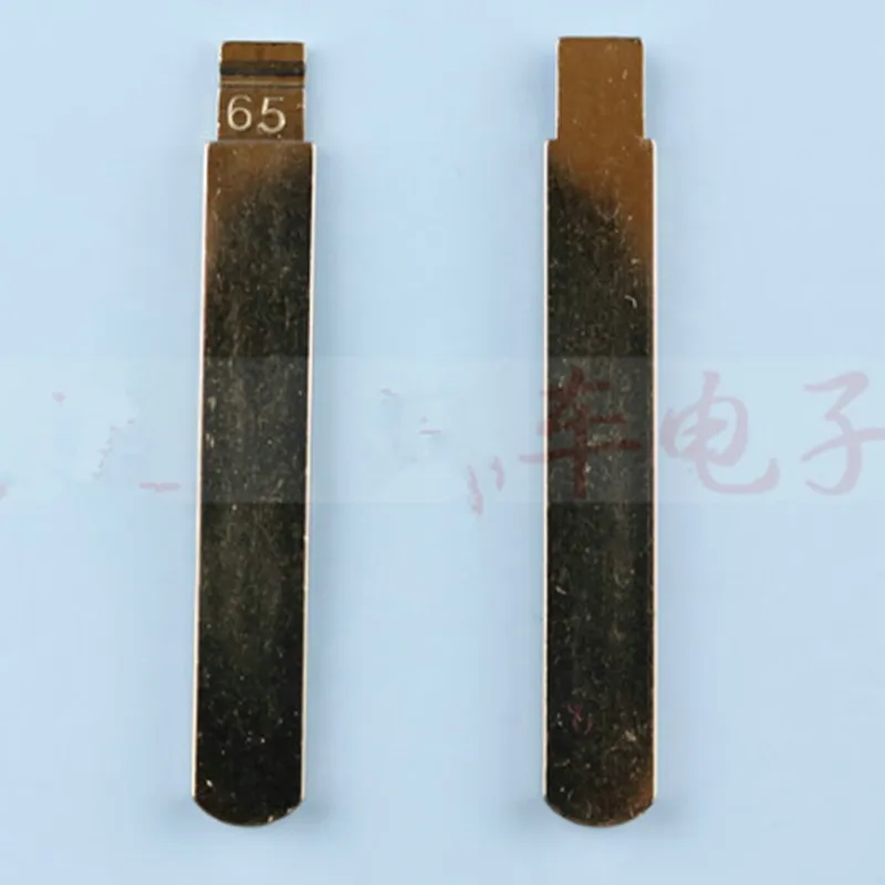 

DAKATU Metal Blank Uncut Flip Remote Key Blade Type 65# for Subaru NO. 65 Car Key Blade