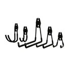 Сверхпрочный металлический гаражный крючок, органайзер, настенная вешалка для велосипеда, крючки, настенное крепление, нескользящий крючок для хранения лестниц, садовый инструмент