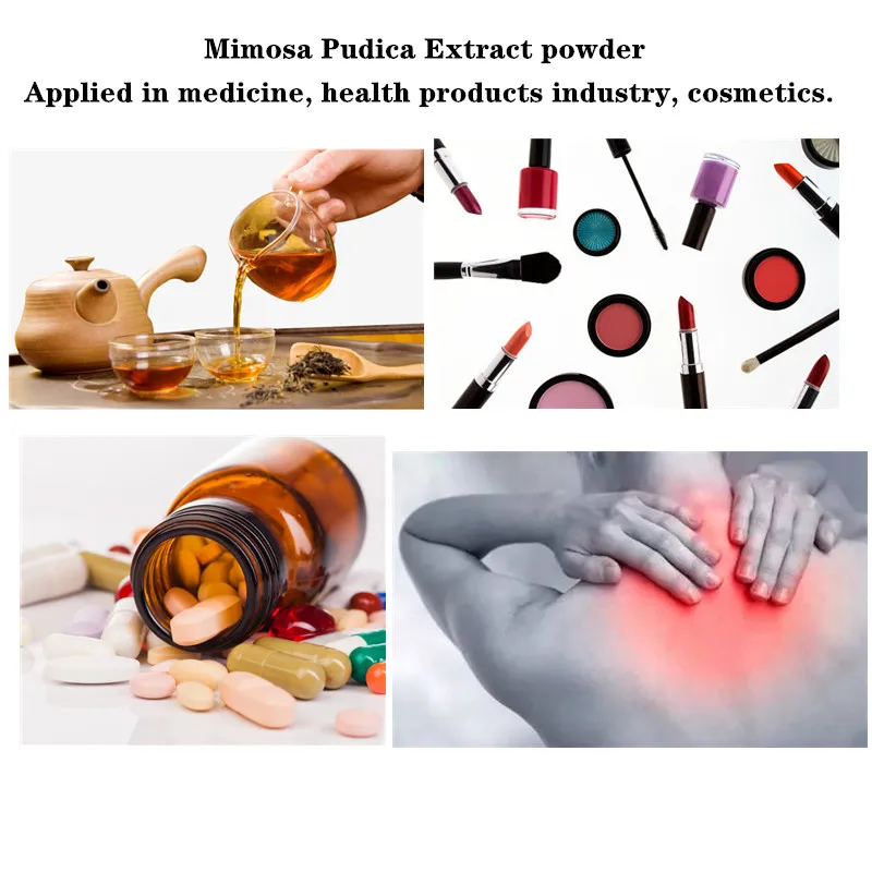 

Best Price Pure Natural Mimosa Hostilis Root Bark Powder Extract Mimosa Pudica Linn Sensitiveplant Plant Expectorant Sedative.