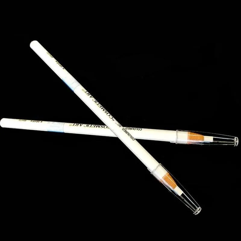 

White Draw Line Eyebrow Pencil Waterproof Microblading Eyebrow Pencil Peel-off Water-resistant Permanent Makeup Tool Cosmetic