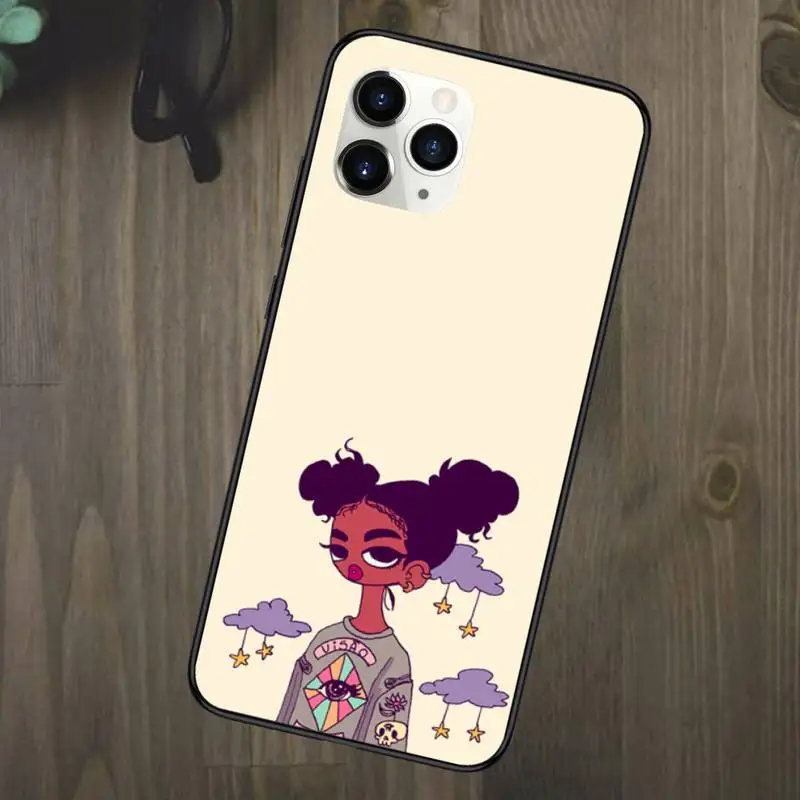 

Fashion Girl Phone Case for iPhone 11 12 mini pro XS MAX 8 7 6 6S Plus X 5S SE 2020 XR