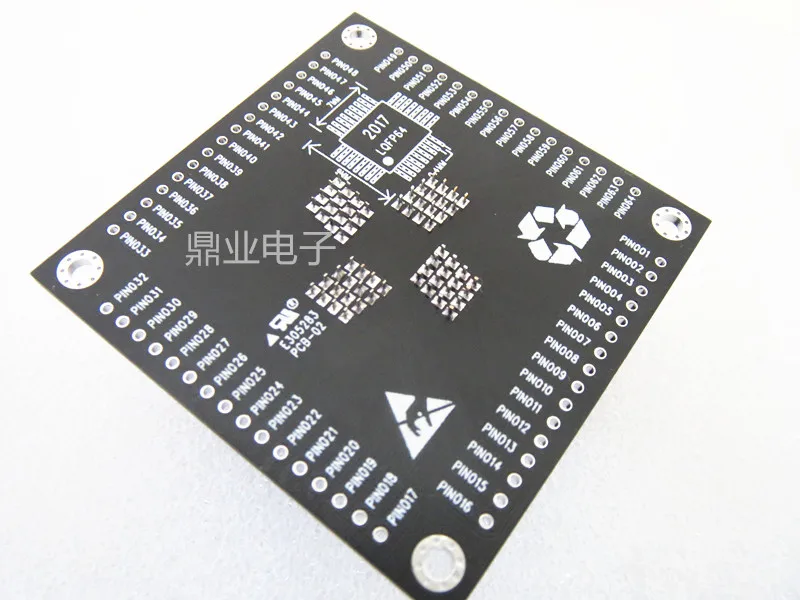 Clamshell LQFP64/DIP IC51-0644-1972 7mm*7mm*0.4mm spacing 0.4mm  IC Burning seat Adapter testing seat Test Socket test bench