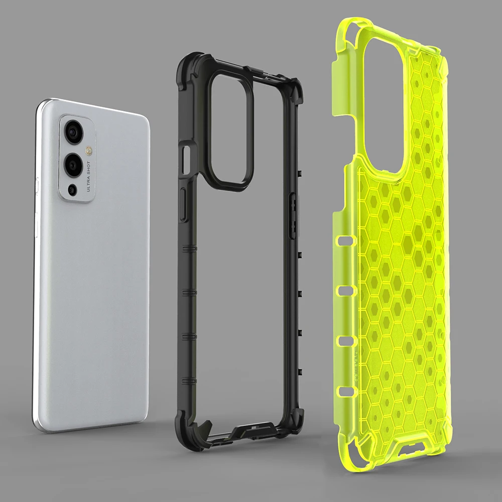 for oneplus 9 case hard transparent back cover soft silicone frame armor shockproof phone case for one plus oneplus 9 pro euna free global shipping