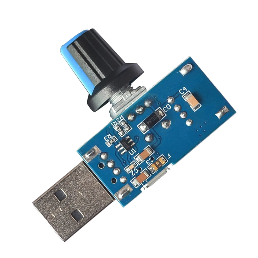Бесшумный USB контроллер скорости вентилятора регулятор громкости переключатель