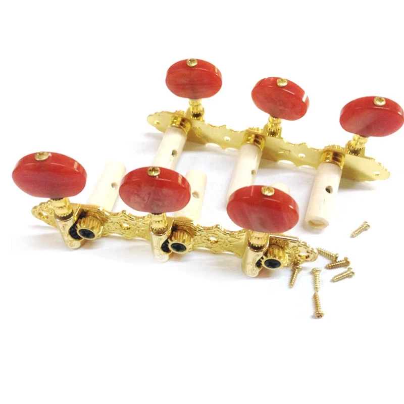 

1SET Golden Classic Guitar String Tuning Pegs Machine Heads Tuners Keys Parts Guitar Tuning Pegs