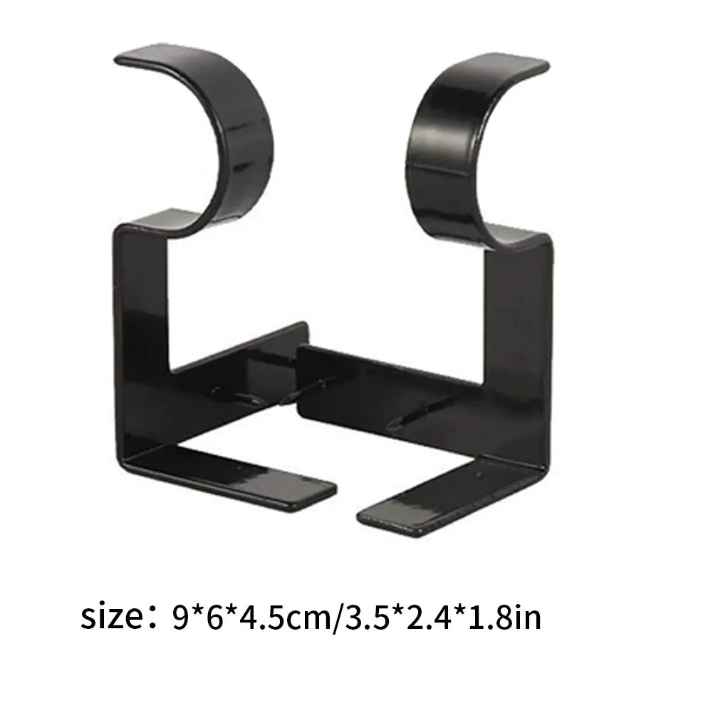

2PC Single Hang Curtain Rod Holders Bracket Into Window Frame Curtain Rod Bracket Curtain Rod Bracket For Window Decoration