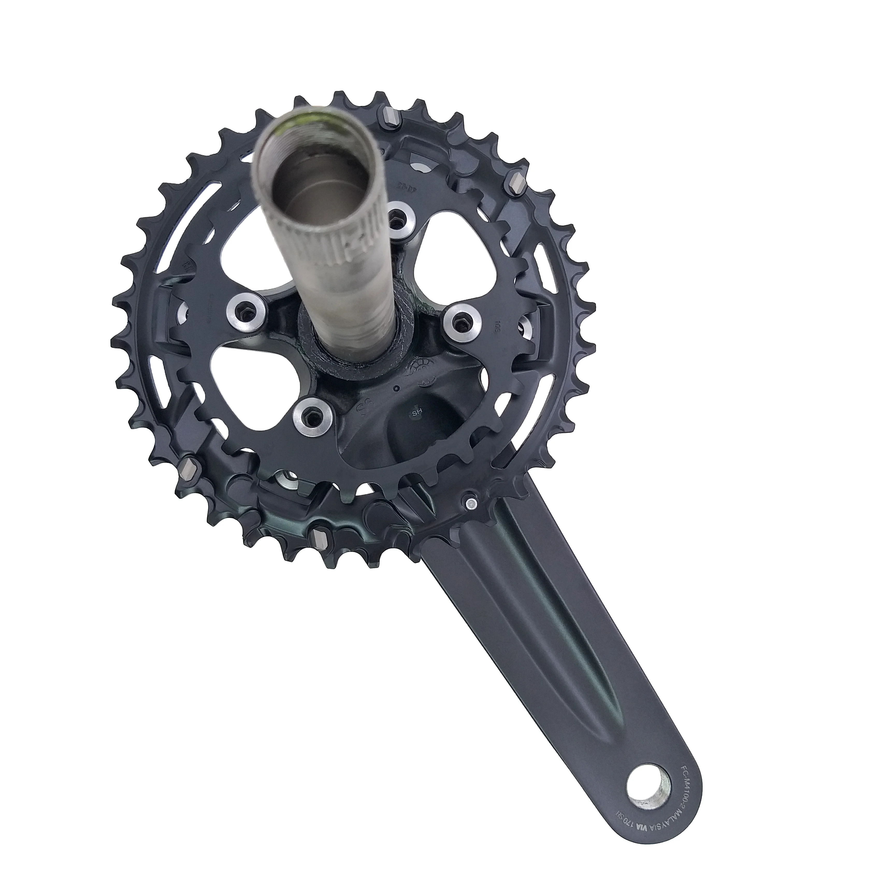 Передняя Звездочка SHIMANO DEORE M4100 2x10s 2 шт. FC-M4100-2 10 скоростей горный велосипед для