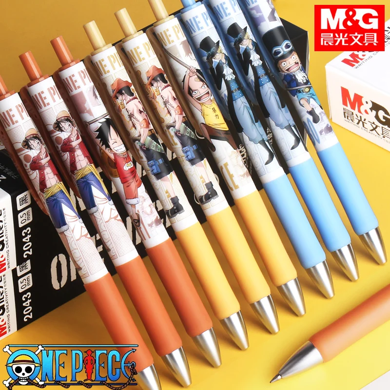 

M&G New Journey One Piece Limited Quick Dry Gel Pen 0.5 Carbon Black Gel Pen Press Signature Pen 3/6/12PEN