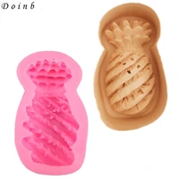 3d pineapple shape silicone cake decoration mold fudge mold chocolate candy mold kitchen baking supplies