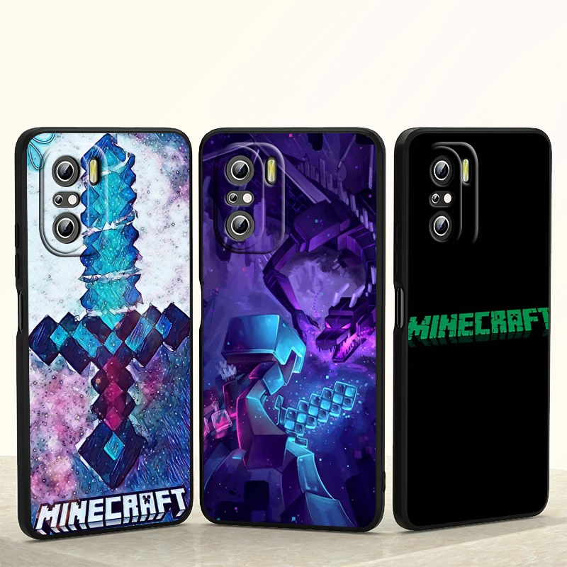 

Sandbox game Mini World For Xiaomi Redmi K40 K30i K30T K30S K30 Gaming Ultra K20 10 10X Pro 5G Black Phone Case Funda Capa