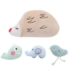 Игрушка для кошек, Миниатюрная игрушка из кошачьей мяты, забавные игрушки для кошек с зубами интерактивный плюшевый, жевательная игрушка для котят