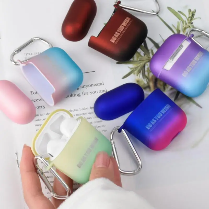 Градиентный силиконовый чехол для Airpods защитный Противопыльный наушников