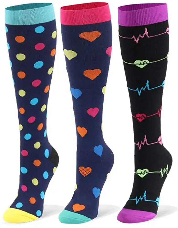 

18 Styles Unisex Socks Compression Stockings Pressure Varicose Vein Stocking Knee Leg Support Stretch Pressure Circulation Socks