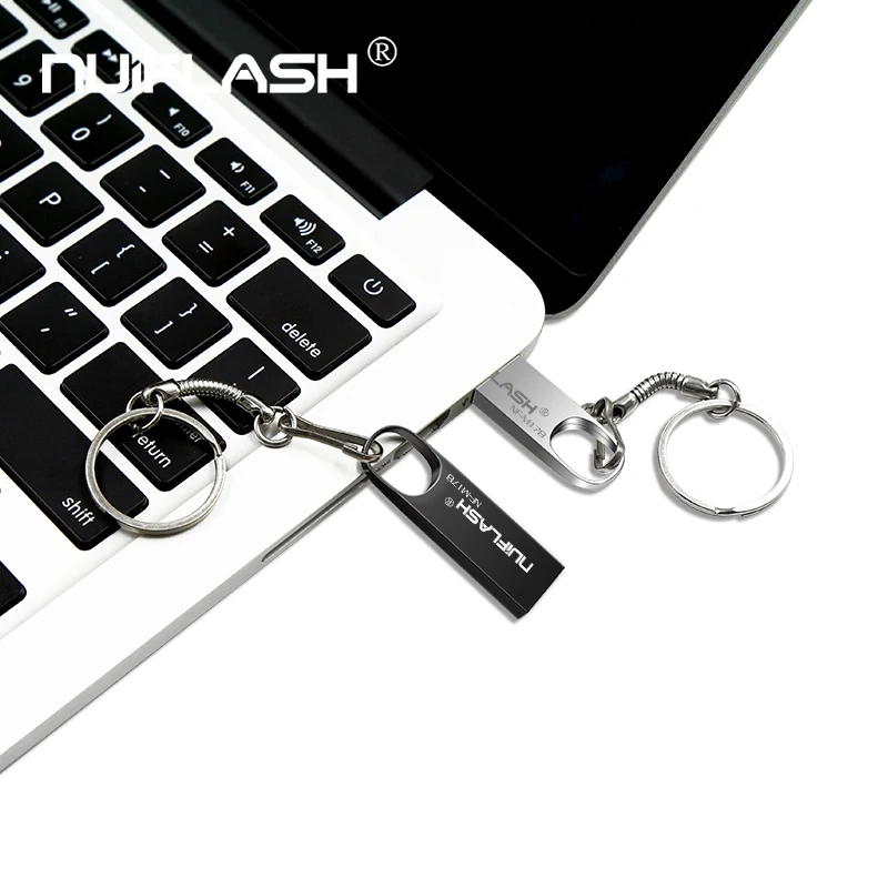 Nuiflash USB флеш накопитель 2 0 32 Гб серебристый/серый металлический диск 64 карта