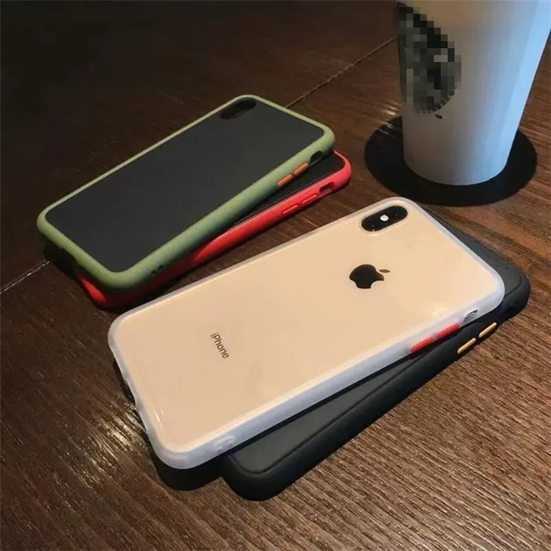 Чехол в стиле ретро для iPhone 11 Pro Max простой цветной чехол телефона силиконовый 7 Plus