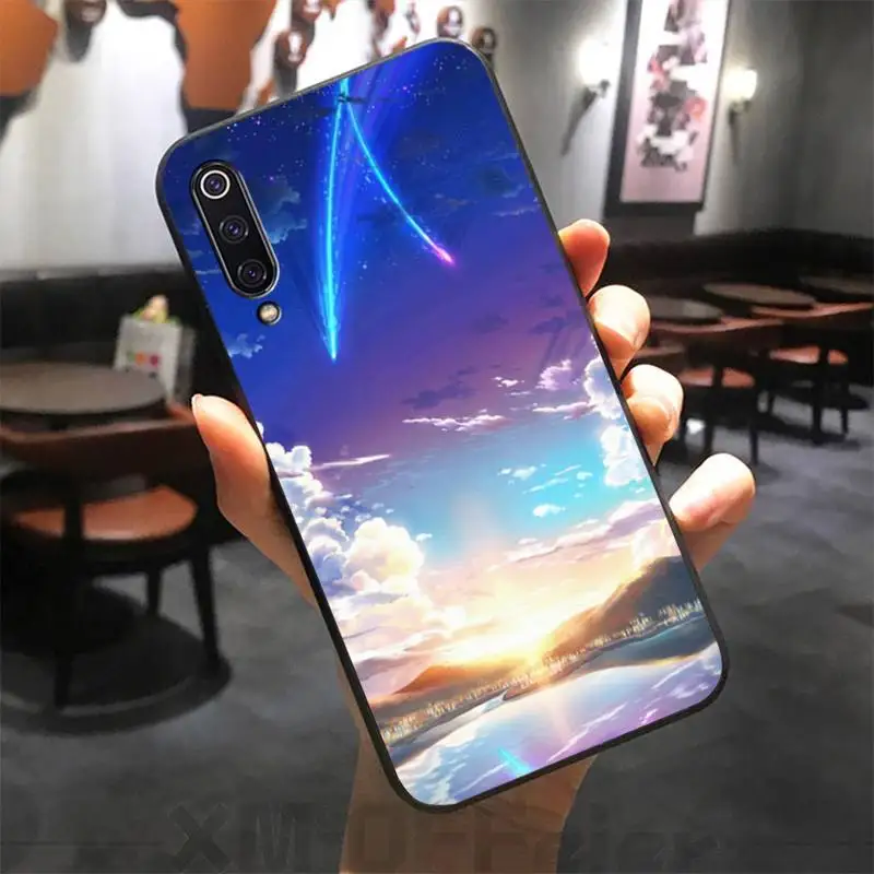 

Cartoon Your Name Phone Case For Xiaomi Note 10 Pro 9 SE 9T Pro Cover For Redmi Note 9s 8 Pro K20 Phone Case
