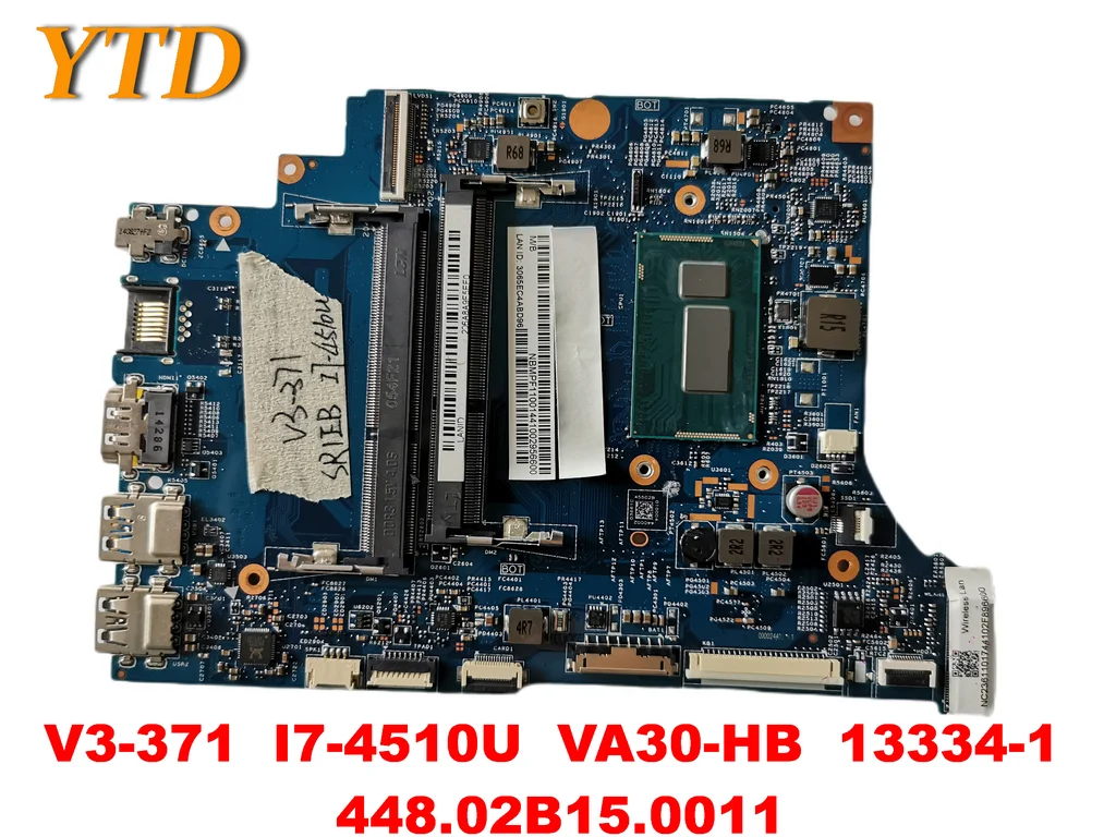 

Original for ACER V3-371 laptop motherboard V3-371 I7-4510U VA30-HB 13334-1 448.02B15.0011 tested good free shipping