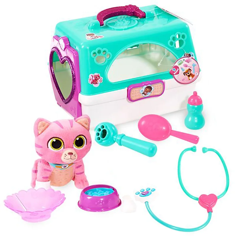 

Doctors Dottie Pet Vet On The Go Pet Carrier Whispers Cat Nest Plush & Figure Tool Accessories Set Kids Toy Doll Girls Gifts