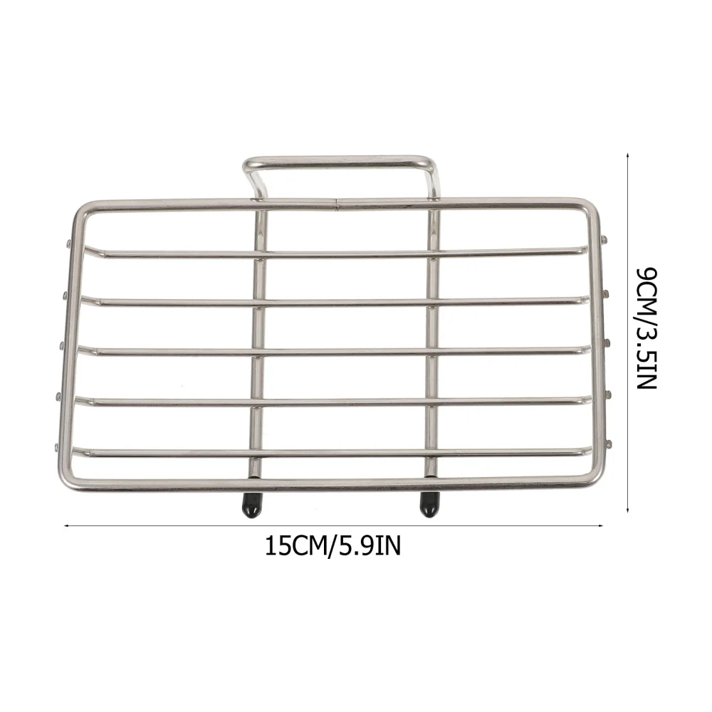 

2pcs Wall Mounted Soap Rack Bathroom Soap Storage Shelf Kitchen Punch Free Rack