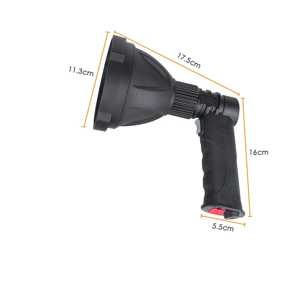 Фонарик T6 с большим радиусом действия 300 м супер яркий 3 режима XML тактический