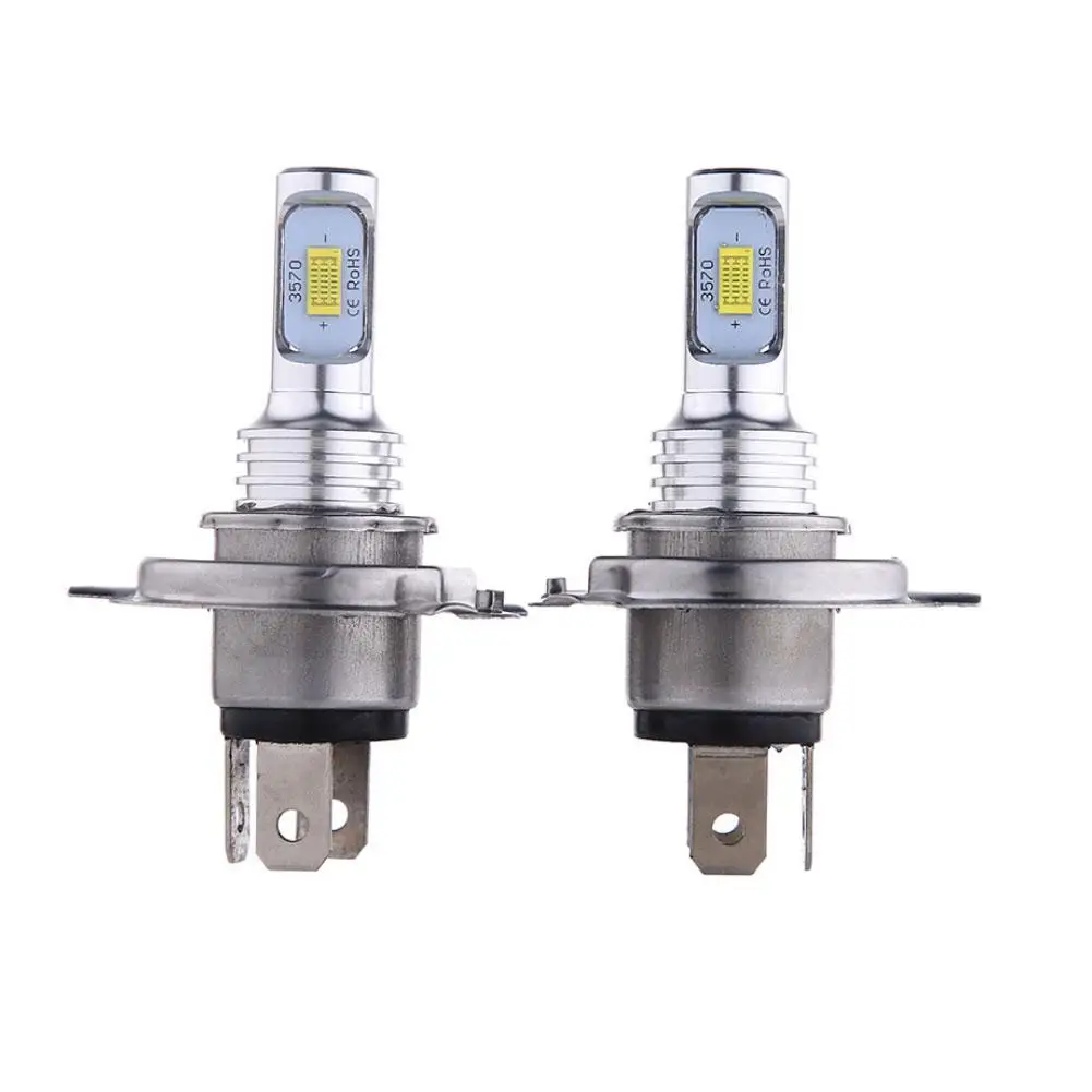 1 пара высоких светильник ing светодиодный автомобиль лампа белого H4 100W 3570 CSP