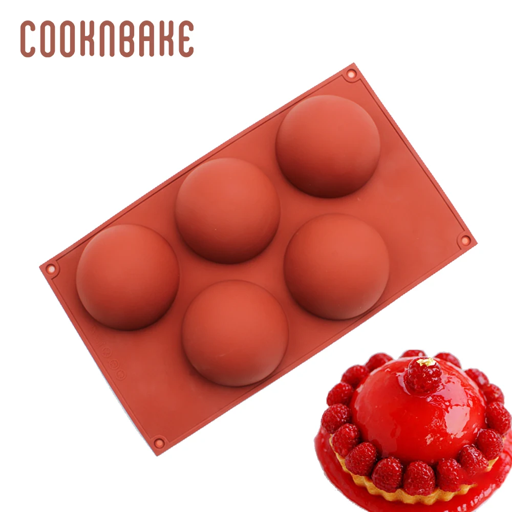 COOKNBAKE силиконовая купольная форма для торта Круглый ручной работы инструмент для мыла шоколадные конфеты форма для выпечки хлеба торта оборудование для выпечки формы для желе, пудинга