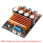 Плата усилителя Bluetooth 100 Вт * 2 DC19  30 В TPA3221 Плата усилителя высокой мощности, плата цифрового усилителя мощности класса D, плата Bluetooth 5,0