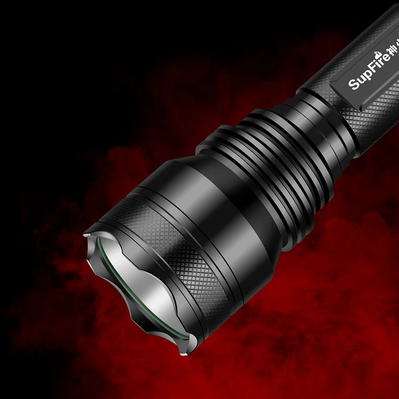 Тактический светодиодный фонарик Supfire X5 водонепроницаемый фонарь онарик для