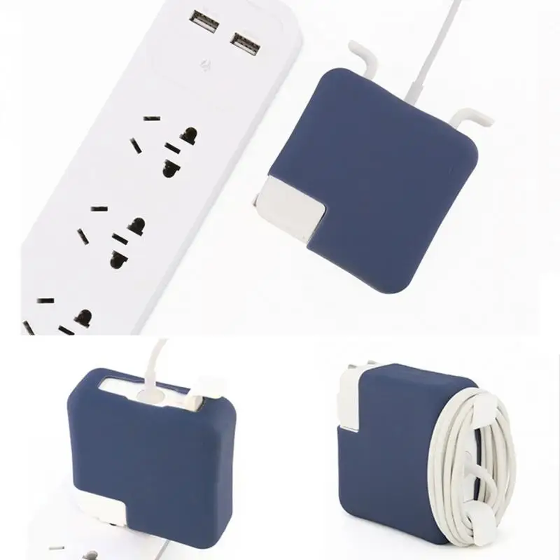 Силиконовый чехол органайзер для зарядного устройства ноутбука пылезащитные