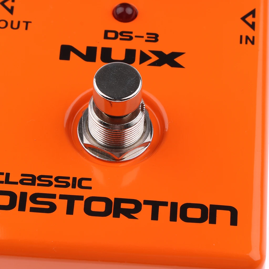 

DS-3 Orange Guitar Classic Distortion Effect Pedal with True Bypass 125 x 88 x 58mm