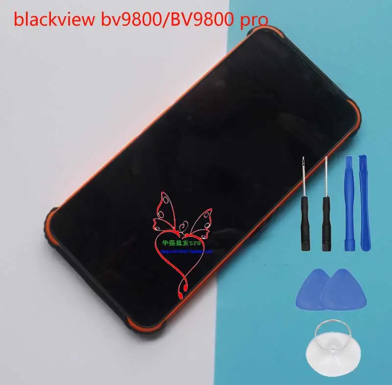 Оригинальный ЖК-дисплей Blackview BV9800 сенсорный экран рамка в сборе запчасти и