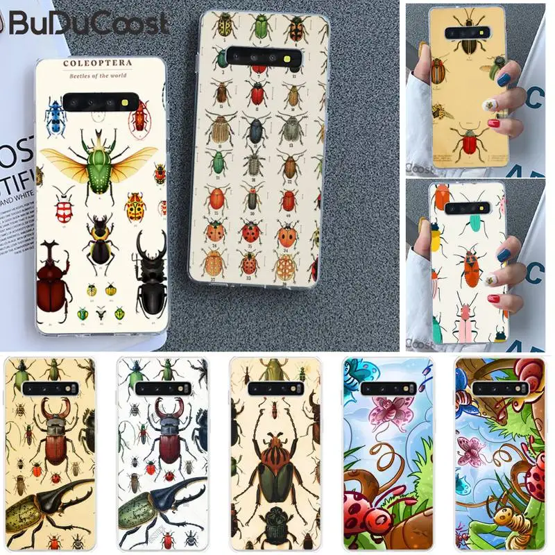 Чехол для телефона с изображением насекомых и энтомологических коллажей Diseny Samsung