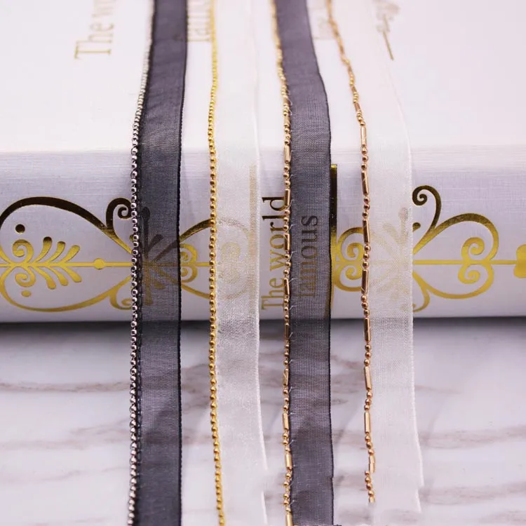 

Polyamide Nylon Lace Tape Trim Sewing & Fabric Trimming Garment Dress Bag Hat Decor Clothes Gift Accessory 10mm, 2.7M(3 Yards)