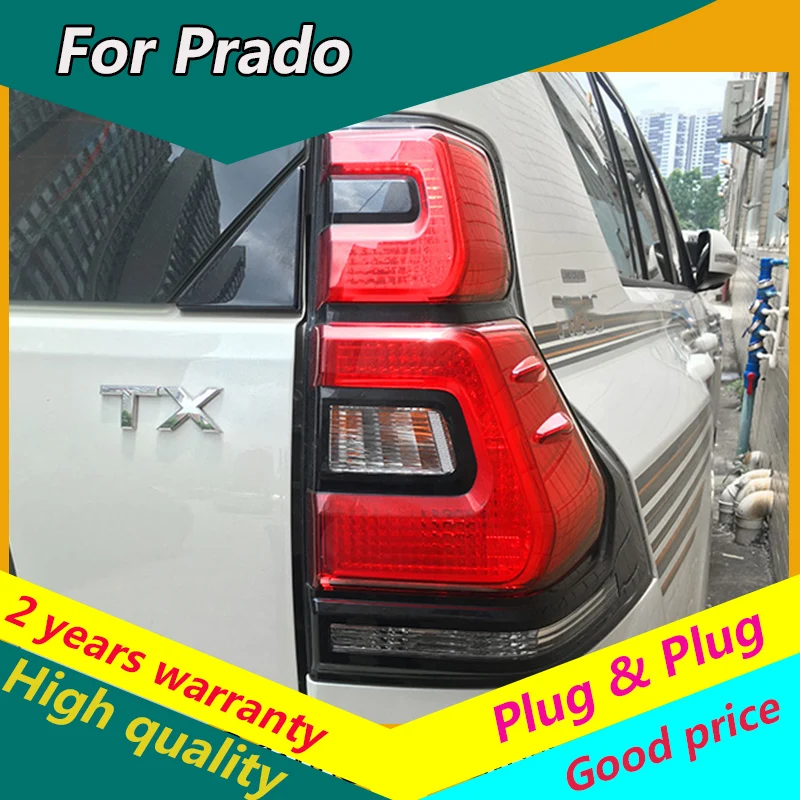 

KOWELL Car taillight for LC150 GRJ150 Rear Taillights For LAND CRUISER PRADO 2018 LED RL+Brake+Park+Signal led lights