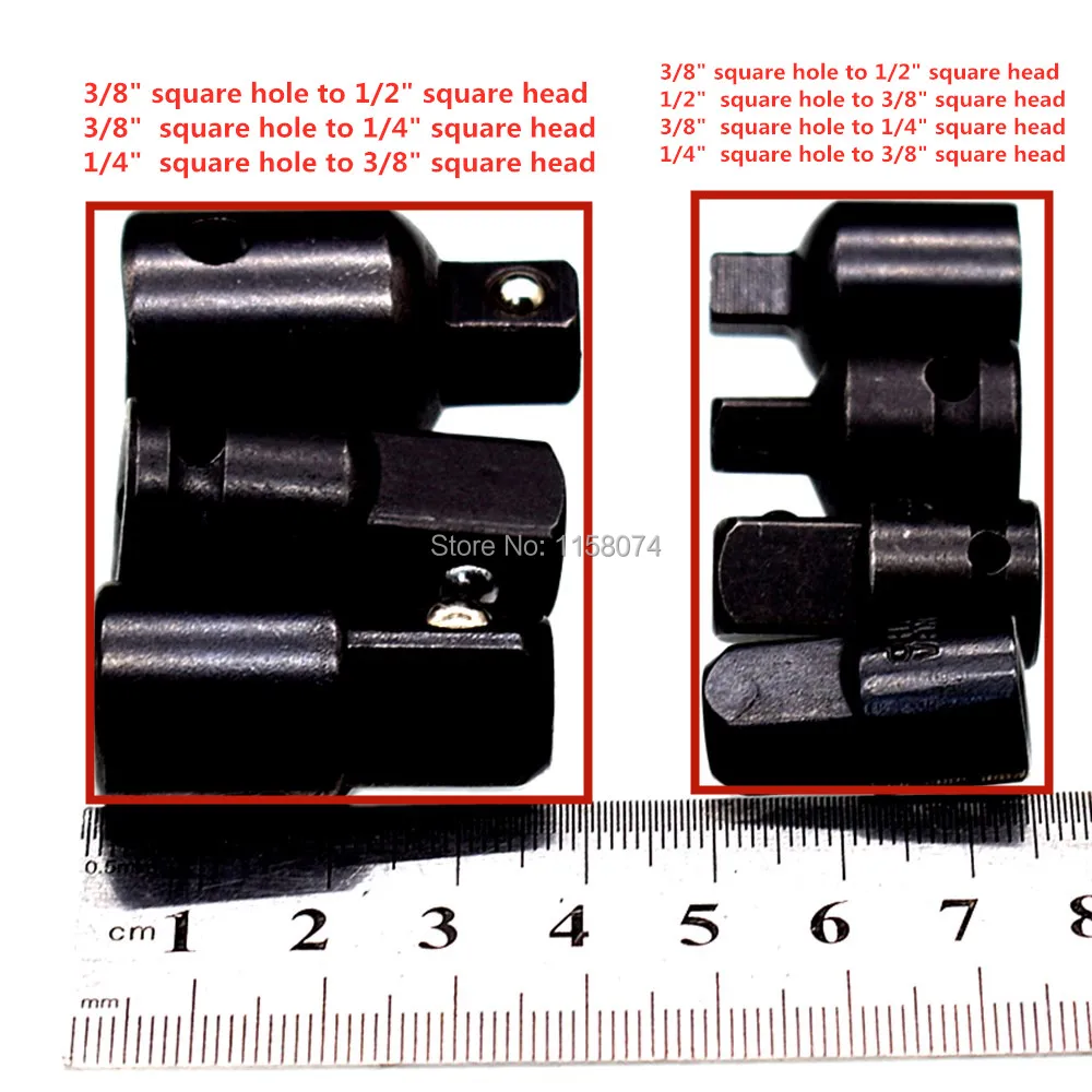 7 шт. переходник-редуктор для ударных розеток 1/2 &quot1/4&quot 3/8&quot | Инструменты