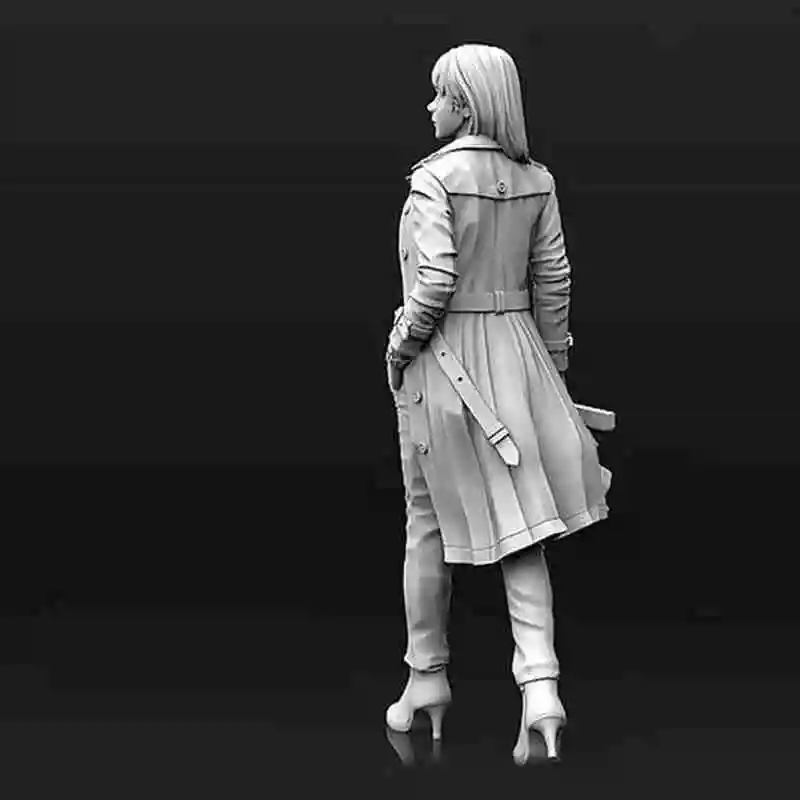 Модель солдата из смолы 1/35 5 см агент Аида женщина Gunman самосборка статическая