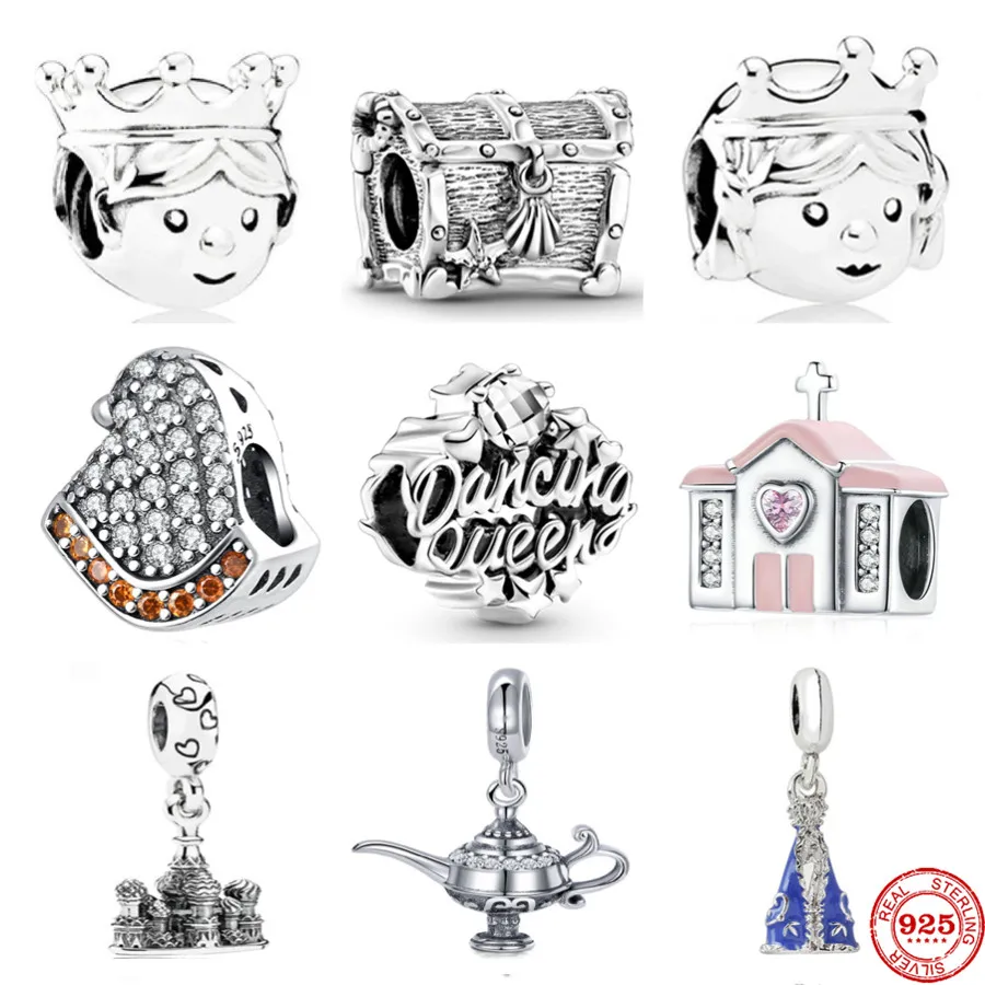 Новый серебряный замок король королевы сокровище Aladdin шляпа подходит для