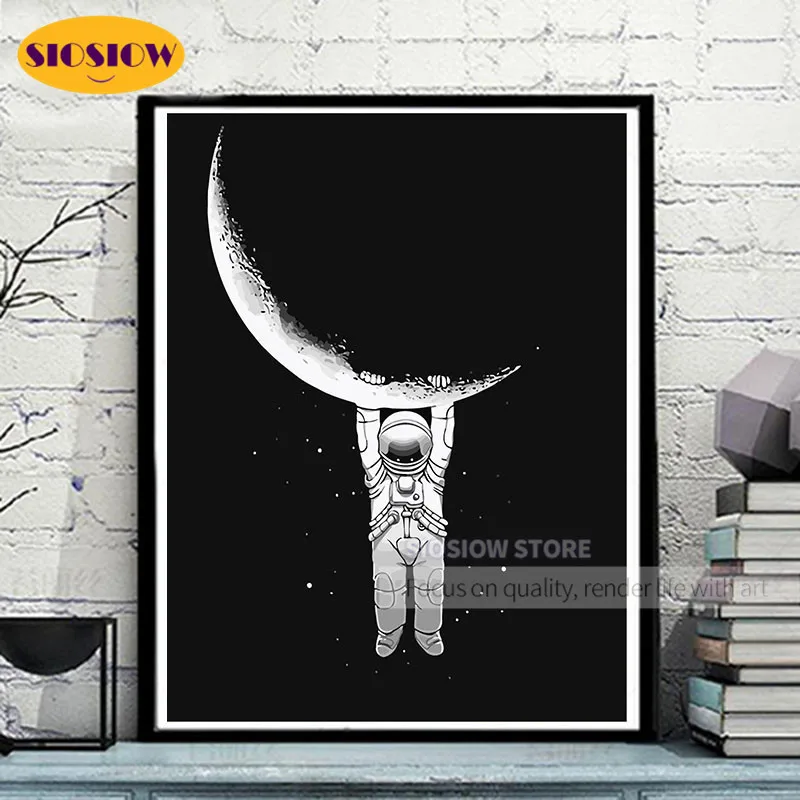 5D алмазная живопись сделай сам Вселенная астронавты полная выкладка квадратная