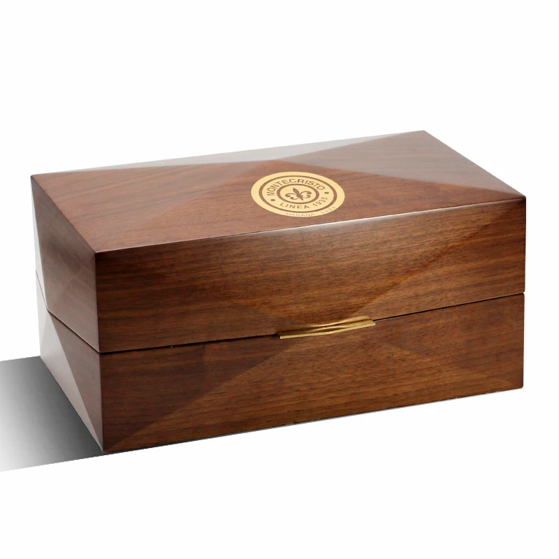 

Solid Wood Cigar Humidor Cedar Cigar Tobacco Humidor Case Cigar Storage Box W/Pallet Hygrometer Humidifier