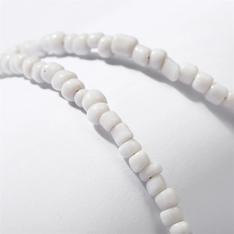 51211 hanzhishang new simple white pine stone neck chain creative rice bead clavicle | Украшения и аксессуары