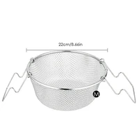 round fried serving basket stainless steel mesh chips high quality premium french fries