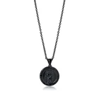 2021 модные религиозные украшения из титановой стали, подвеска с изображением спины Святого Кристофера, Иисуса, пересечения реки, ожерелье подходит для мужчин