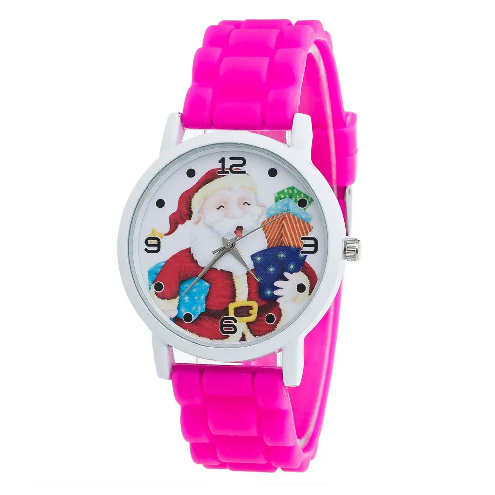Christmas Watch Gifts Candy Color Male And Female Silicone Strap Wrist dress Explosion en gros часы женские 03* | Наручные