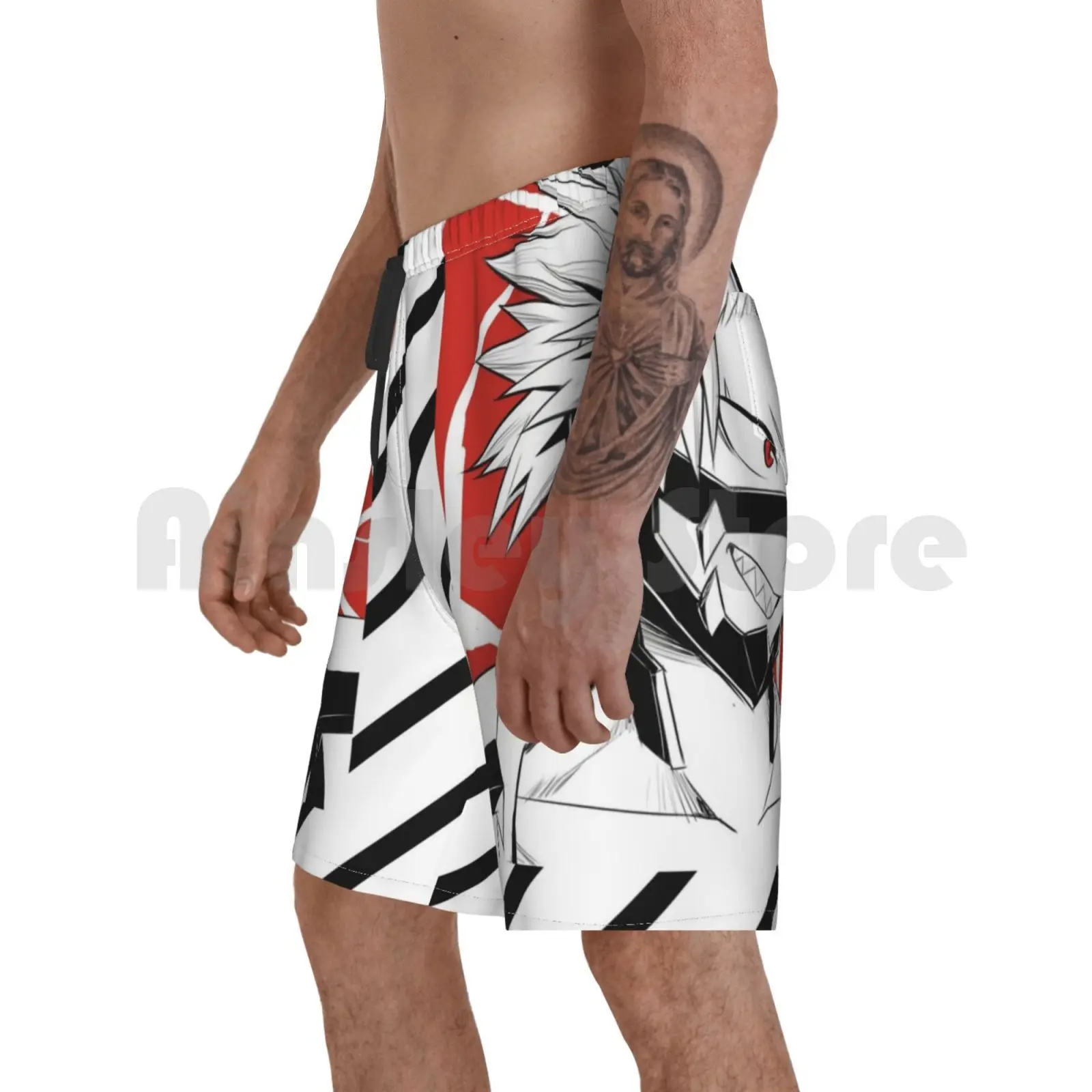 

Kirishima Beach Shorts Men Beach Pants Swim Trunks Mha Bnha Boku No Hero Academia Bakugou Katsuki Lord Explosive