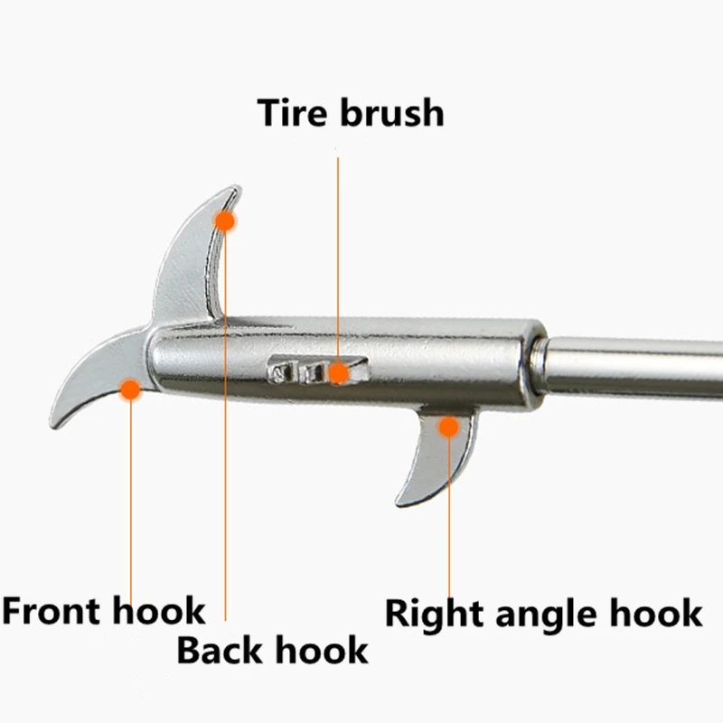 Крючок для чистки автомобильных шин 2 в 1 Многофункциональная отвертка Авто