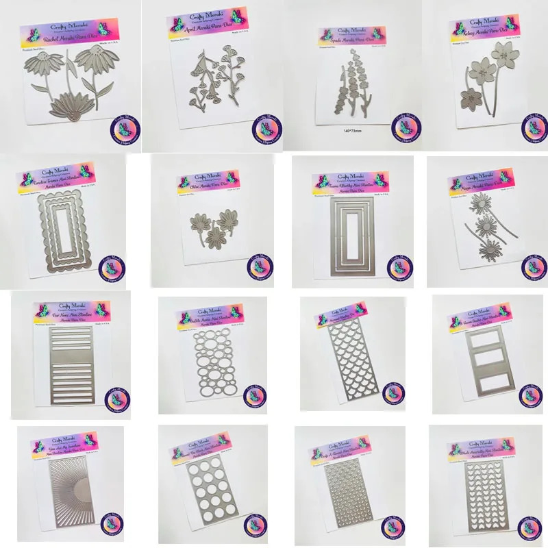 

Metal cutting dies 29PC flower and slimline cut mold card Scrapbook paper craft knife mould blade punch stencils