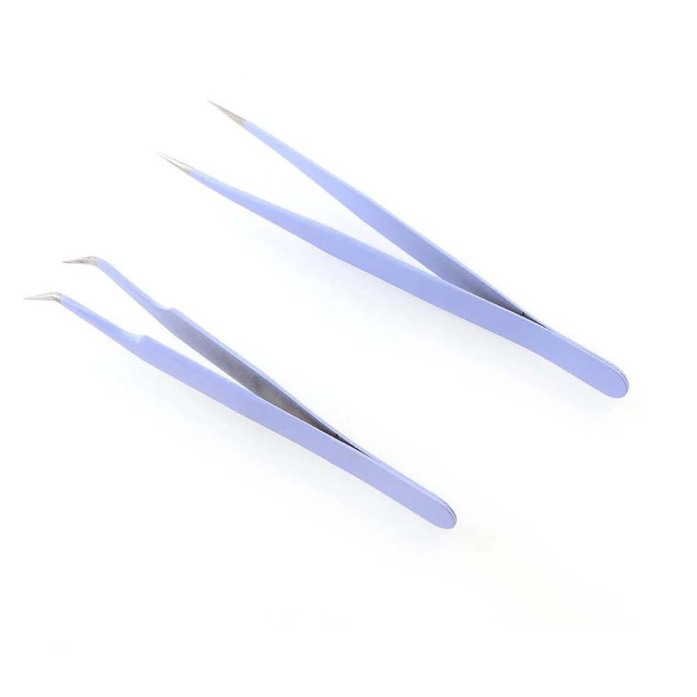 Антистатические пинцеты для бровей нержавеющая сталь 1 шт. пинцет наращивания